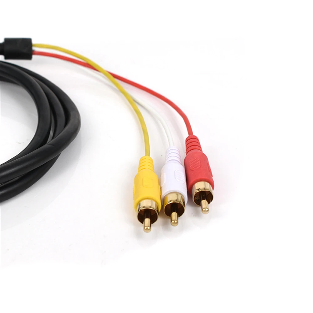 1080P 1 5 м HDMI-совместимый с 3 RCA Видео Аудио кабель AV адаптер шнура конвертера для HD