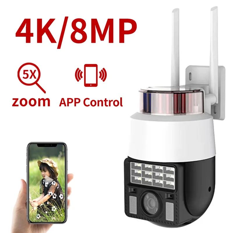 Скоростная купольная беспроводная Wi-Fi камера 8 МП 4K Наружная камера с 5-кратным цифровым зумом PTZ IP-камера 5 Мп Аудио CCTV камера видеонаблюдени...
Скоростная купольная беспроводная Wi-Fi камера 8 МП 4K Наружная камера с 5-кратным цифровым зумом PTZ IP-камера 5 Мп Аудио CCTV камера видеонаблюдени...