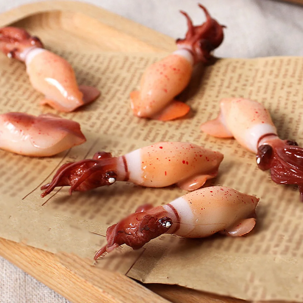 4 Pcs Simulation Squid Toy Artificial Calamary Models Props Fake Figures Pvc Realistic Figurine Child Mini Ornaments 
4 Pcs Simulation Squid Toy Artificial Calamary Models Props Fake Figures Pvc Realistic Figurine Child Mini Ornaments