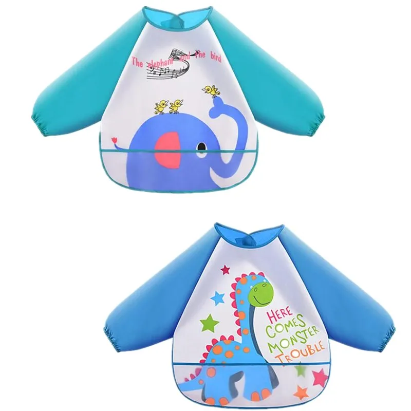 0-3 Years Cartoon Baby Bibs Apron Waterproof Girls Boys Feeding Burp Cloths with Sleeves Kids Bib Newborn EVA Saliva Towels 1 Pc
0-3 Years Cartoon Baby Bibs Apron Waterproof Girls Boys Feeding Burp Cloths with Sleeves Kids Bib Newborn EVA Saliva Towels 1 Pc
