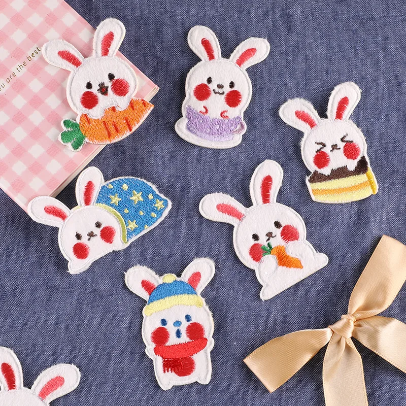 Cartoon Cloth Stickers Cute Plush Rabbit Shoes and Hats Decoration Hole Patch Stickers Self-adhesive Cloth Stickers
Cartoon Cloth Stickers Cute Plush Rabbit Shoes and Hats Decoration Hole Patch Stickers Self-adhesive Cloth Stickers