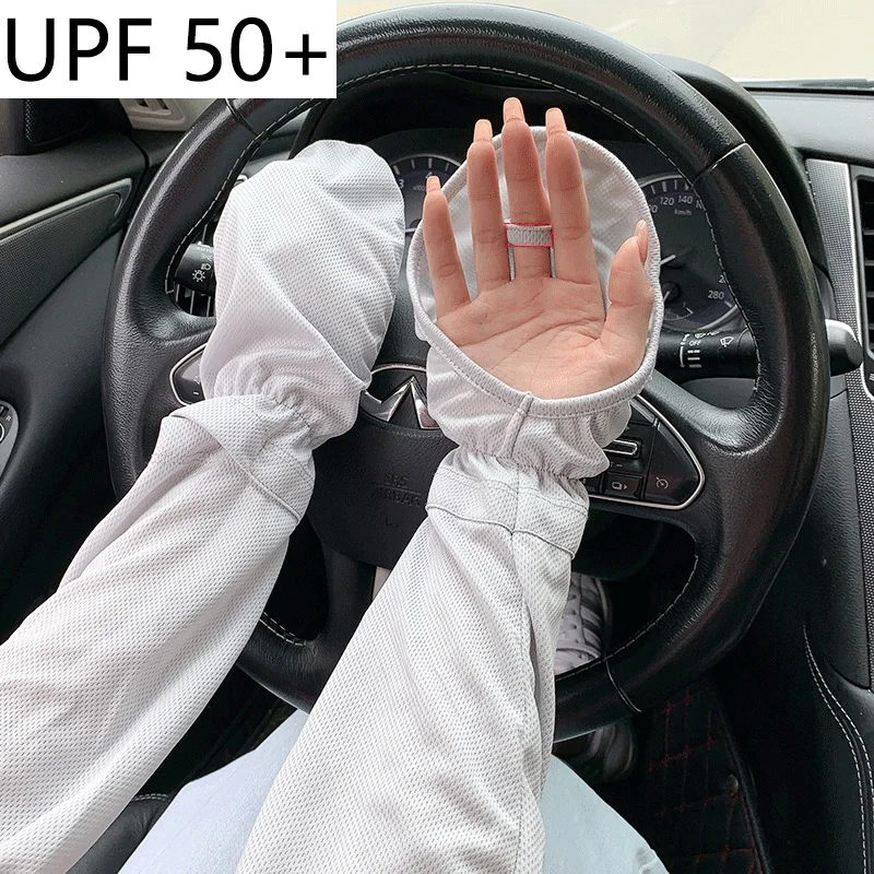 1 Pair Ice Silk Sunscreen Sleeves Women Summer Driving Running Riding UV Protection Hand Sleeves All-match Sunscreen Gloves
1 Pair Ice Silk Sunscreen Sleeves Women Summer Driving Running Riding UV Protection Hand Sleeves All-match Sunscreen Gloves