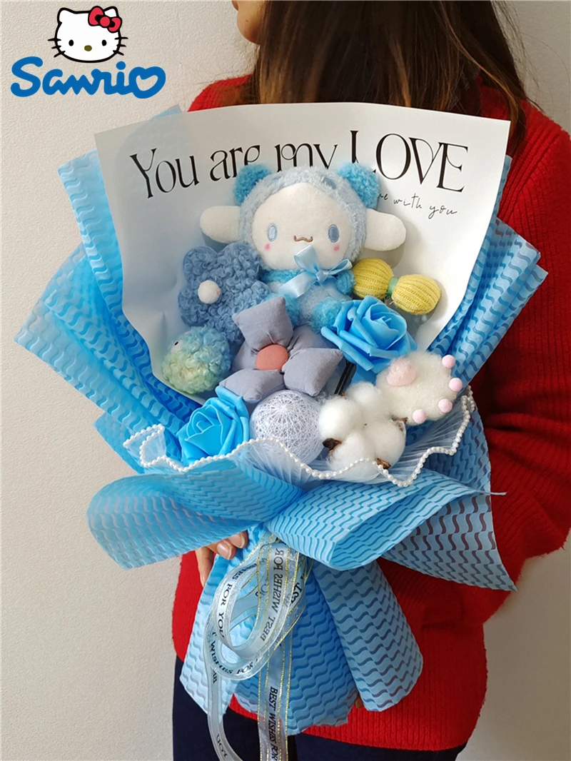 Sanrio мультфильм Cinnamoroll плюшевые искусственные игрушки куклы романтический подарок сумка День Святого Валентина Девочки День рождения сюрприз детский подарок 
Sanrio мультфильм Cinnamoroll плюшевые искусственные игрушки куклы романтический подарок сумка День Святого Валентина Девочки День рождения сюрприз детский подарок