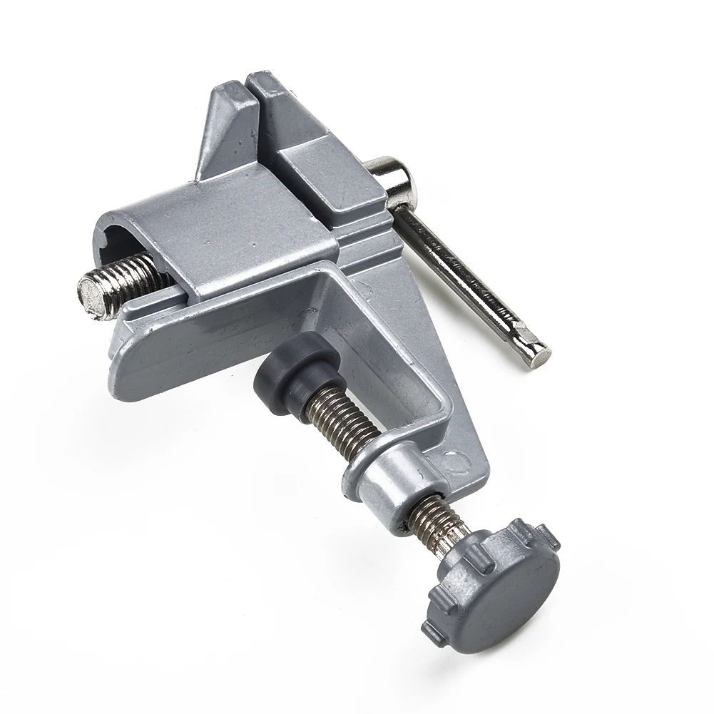 Mini Table Bench Vise 10.6cm Work Clamp Swivel Hobby Craft Repair Tool Jewelers Aluminum Alloy DIY For Cut Bend Alter
Mini Table Bench Vise 10.6cm Work Clamp Swivel Hobby Craft Repair Tool Jewelers Aluminum Alloy DIY For Cut Bend Alter