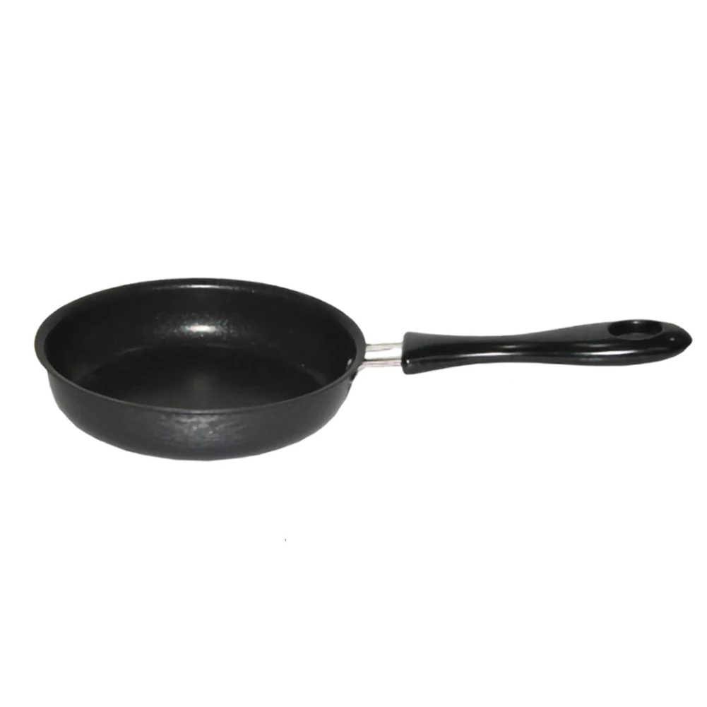 Frying Pan Mini Black Portable Egg Egg Pancake Omelet Poached Frying Pan For Household Kitchenware Accessories Tools 
Frying Pan Mini Black Portable Egg Egg Pancake Omelet Poached Frying Pan For Household Kitchenware Accessories Tools