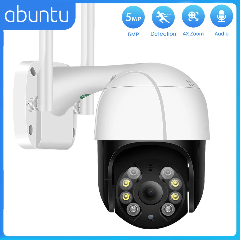 5MP Wireless IP Camera Outdoor H.265 Security Wifi PTZ Camera 1080P HD Auto Tracking Video Surveillance CCTV Camera P2P iCsee
5MP Wireless IP Camera Outdoor H.265 Security Wifi PTZ Camera 1080P HD Auto Tracking Video Surveillance CCTV Camera P2P iCsee