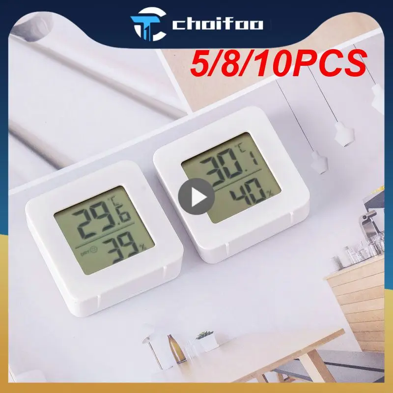 5/8/10PCS Temperature And Humidity Meter Digital Indoor Hygrometer Mini Wall Mounted Hermometer Temp Sensor
5/8/10PCS Temperature And Humidity Meter Digital Indoor Hygrometer Mini Wall Mounted Hermometer Temp Sensor