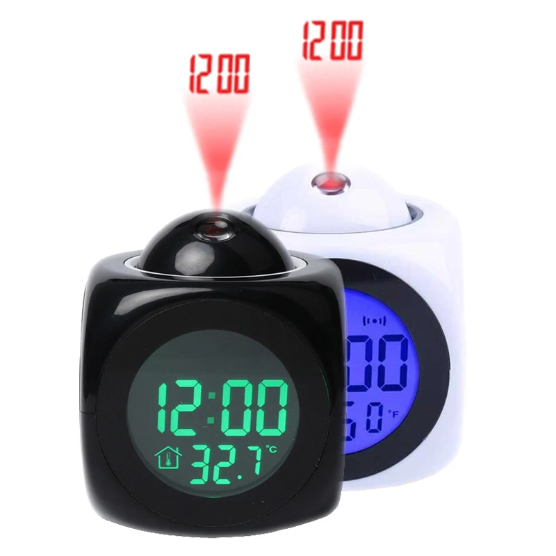 Led Digital Clock Portable Projection Clock English Voice Time Telling Temperature Display Snooze Alarm Desktop Alarm Clock
Led Digital Clock Portable Projection Clock English Voice Time Telling Temperature Display Snooze Alarm Desktop Alarm Clock