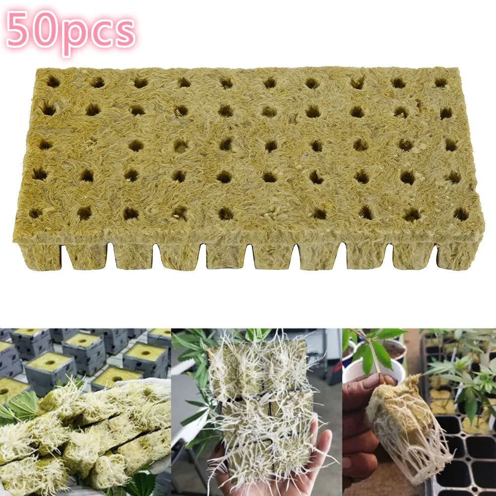 50pcs RockWool Plant Starter Grow Plug Cubes Base Practical Cubes for Garden Greenhouse Orchard Sun Room Hydroponic Applications
50pcs RockWool Plant Starter Grow Plug Cubes Base Practical Cubes for Garden Greenhouse Orchard Sun Room Hydroponic Applications