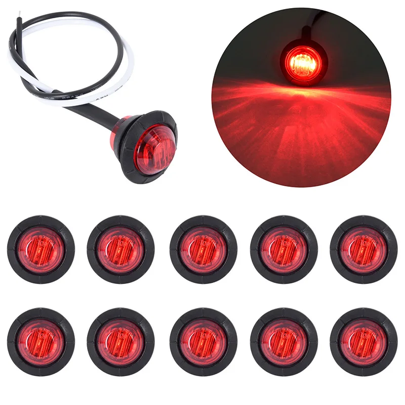 Car Lights Round Trailer Mini LED Button Lamps Waterproof Super Bright High Quality Brand New Universal Stable
Car Lights Round Trailer Mini LED Button Lamps Waterproof Super Bright High Quality Brand New Universal Stable