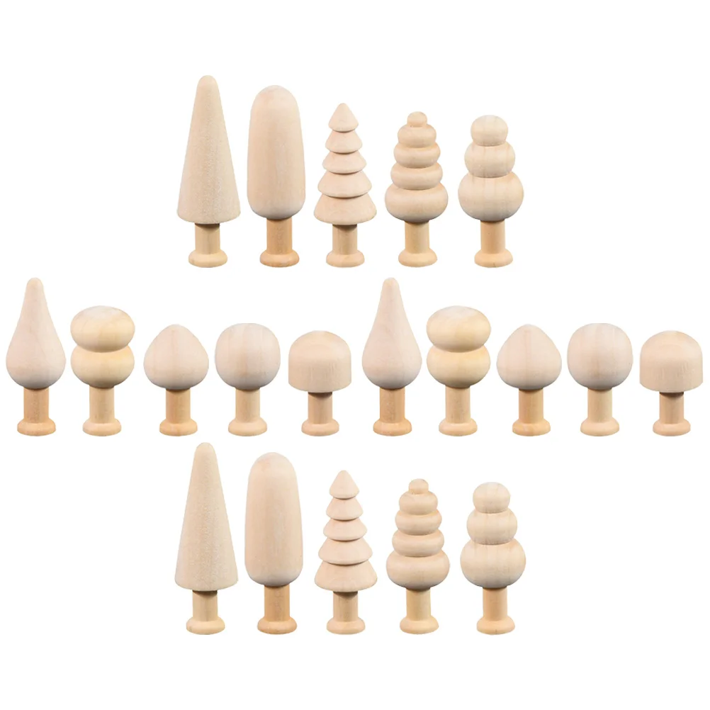 20 Pcs Graffiti Crafts Home Decorations Painted Mini Wooden Tree Unfinished Trees DIY Child
20 Pcs Graffiti Crafts Home Decorations Painted Mini Wooden Tree Unfinished Trees DIY Child