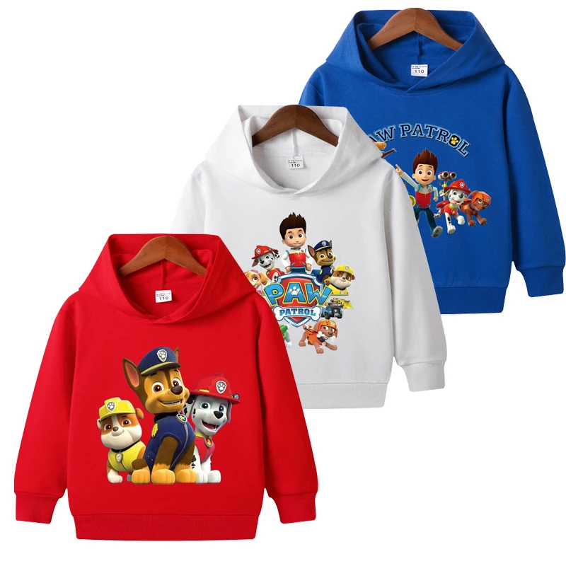 Толстовки с капюшоном для мальчиков и девочек с принтом «Щенячий патруль» 
Толстовки с капюшоном для мальчиков и девочек с принтом «Щенячий патруль»