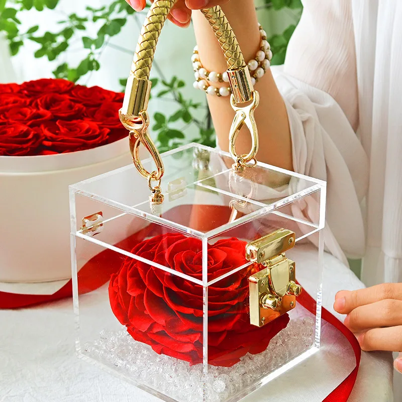 Eternal Flowers Valentine's Day Gift Girlfriend Gift Flower Shop Gift Eternal Flower Finished Handbag Rose
Eternal Flowers Valentine's Day Gift Girlfriend Gift Flower Shop Gift Eternal Flower Finished Handbag Rose