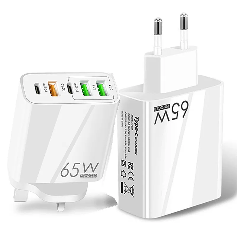 EU/US Plug 3 USB Charger Quick Charge 3.0 2 PD 65W Phone Adapter for iPhone 14 Pro Max Portable Wall Mobile Charger Fast Charger
EU/US Plug 3 USB Charger Quick Charge 3.0 2 PD 65W Phone Adapter for iPhone 14 Pro Max Portable Wall Mobile Charger Fast Charger