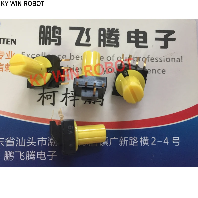 1PCS Japan SC-2111W 0-9/10 bit rotary dial coding switch side adjustment 4: 1 foot position with handle and hat
1PCS Japan SC-2111W 0-9/10 bit rotary dial coding switch side adjustment 4: 1 foot position with handle and hat