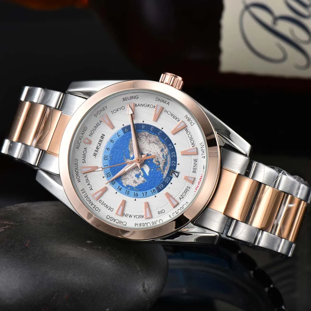 Original Brand Watches for Mens Business Multifunction Global Map Dial Automatic Date Watch Chronograph Sports Quartz AAA Clocks 
Original Brand Watches for Mens Business Multifunction Global Map Dial Automatic Date Watch Chronograph Sports Quartz AAA Clocks