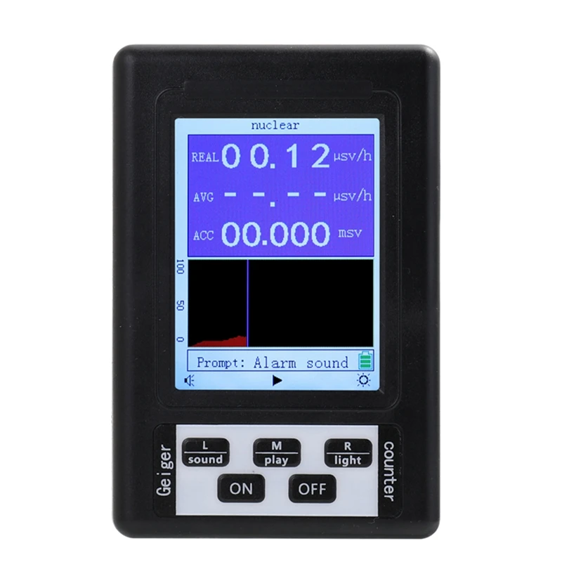 BR-9B Electromagnetic Radiation Nuclear Radiation Dosimeter Detector Geiger Counter Radiation Dosimeter Detector Tester
BR-9B Electromagnetic Radiation Nuclear Radiation Dosimeter Detector Geiger Counter Radiation Dosimeter Detector Tester