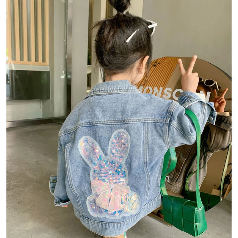 Kids Design Cute Girls Year For Girls Rabbit Jacket Jean 1-12 Coat Girl Outerwear Baby Children Sequis New Denim Fashion Clothes
Kids Design Cute Girls Year For Girls Rabbit Jacket Jean 1-12 Coat Girl Outerwear Baby Children Sequis New Denim Fashion Clothes