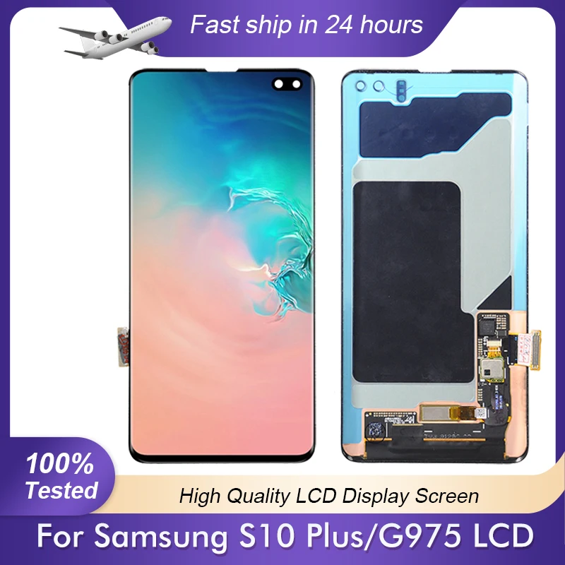 1PCS New 6.4 Inch S10 Plus Display For Samsung Galaxy G975 Lcd Touch Panel Screen Digitizer G9750 G975F Assembly With Frame
1PCS New 6.4 Inch S10 Plus Display For Samsung Galaxy G975 Lcd Touch Panel Screen Digitizer G9750 G975F Assembly With Frame