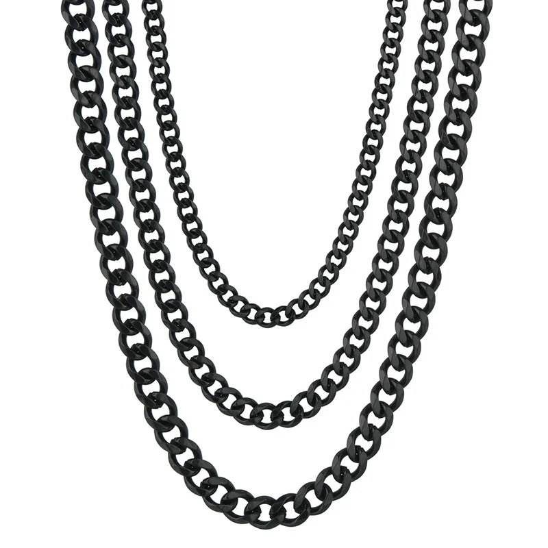 Stainless Steel Necklace Men and Women 2021 Classic 3-7mm Necklace Gothic Clavicle Chain Free Shipping Items Jewelry Thick Chain
Stainless Steel Necklace Men and Women 2021 Classic 3-7mm Necklace Gothic Clavicle Chain Free Shipping Items Jewelry Thick Chain