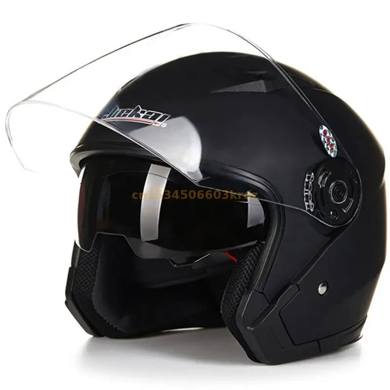 

JIEKAI high-quality ABS professional motorcycle 3/4 protective helmet, DOT ECE certified rally and kart helmet JK-512 ,Capacete