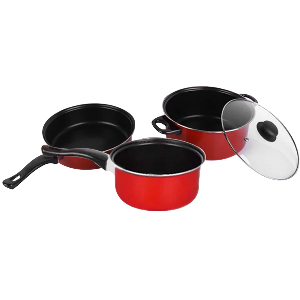 Hemoton Non Stick Pan Set Stew Pot 3Pcs Nonstick Cookware Set Frying Pan Saucepan Nonstick Pot Kitchen Utensil Cooking
Hemoton Non Stick Pan Set Stew Pot 3Pcs Nonstick Cookware Set Frying Pan Saucepan Nonstick Pot Kitchen Utensil Cooking