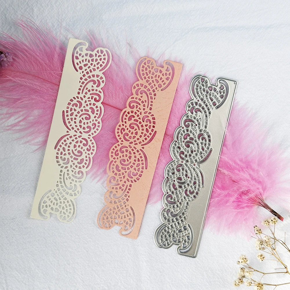 Lace Border Metal Cutting Dies for Scrapbooking, Embossing Folder, Card Making, Paper Craft, DIY Mold, Stamps and Dies Cut, New
Lace Border Metal Cutting Dies for Scrapbooking, Embossing Folder, Card Making, Paper Craft, DIY Mold, Stamps and Dies Cut, New