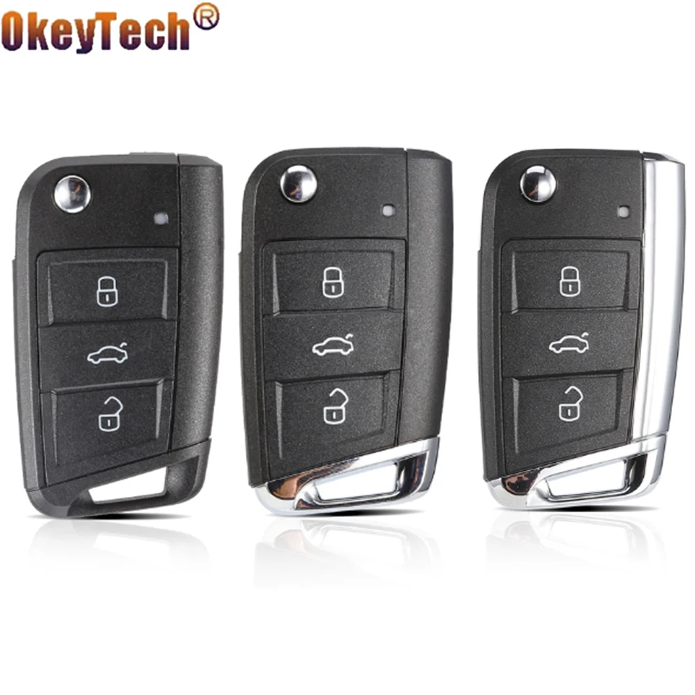 OkeyTech 3 Button Flip Remote Car Key Shell Case For Volkswagen Skoda Octavia A7 VW Golf 7 MK7 Seat Leon Passat Beetle Polo Bora
OkeyTech 3 Button Flip Remote Car Key Shell Case For Volkswagen Skoda Octavia A7 VW Golf 7 MK7 Seat Leon Passat Beetle Polo Bora