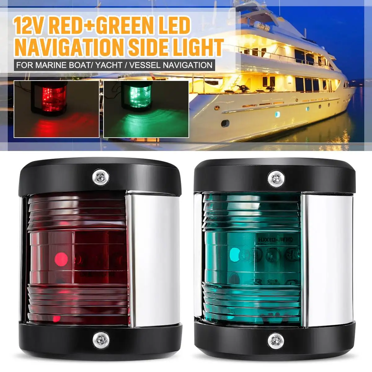 12-24V Marine Boat Yacht Navigation Light All Round 360 Degree 3 Color Waterproof LED Anchor Light Boat Accessories Marine
12-24V Marine Boat Yacht Navigation Light All Round 360 Degree 3 Color Waterproof LED Anchor Light Boat Accessories Marine