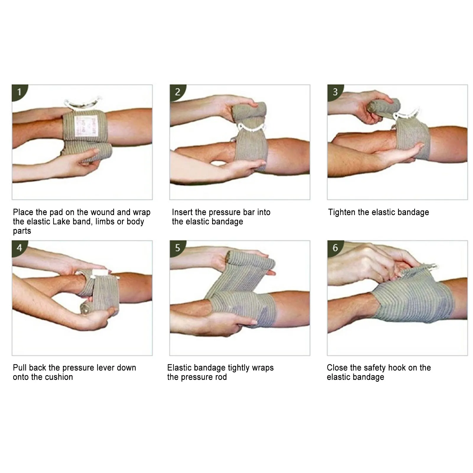Emergency Hemostatic Trauma Bandages 15x120cm Sterilized Bandages For Soldiers Training Injuries 15x120cm
Emergency Hemostatic Trauma Bandages 15x120cm Sterilized Bandages For Soldiers Training Injuries 15x120cm