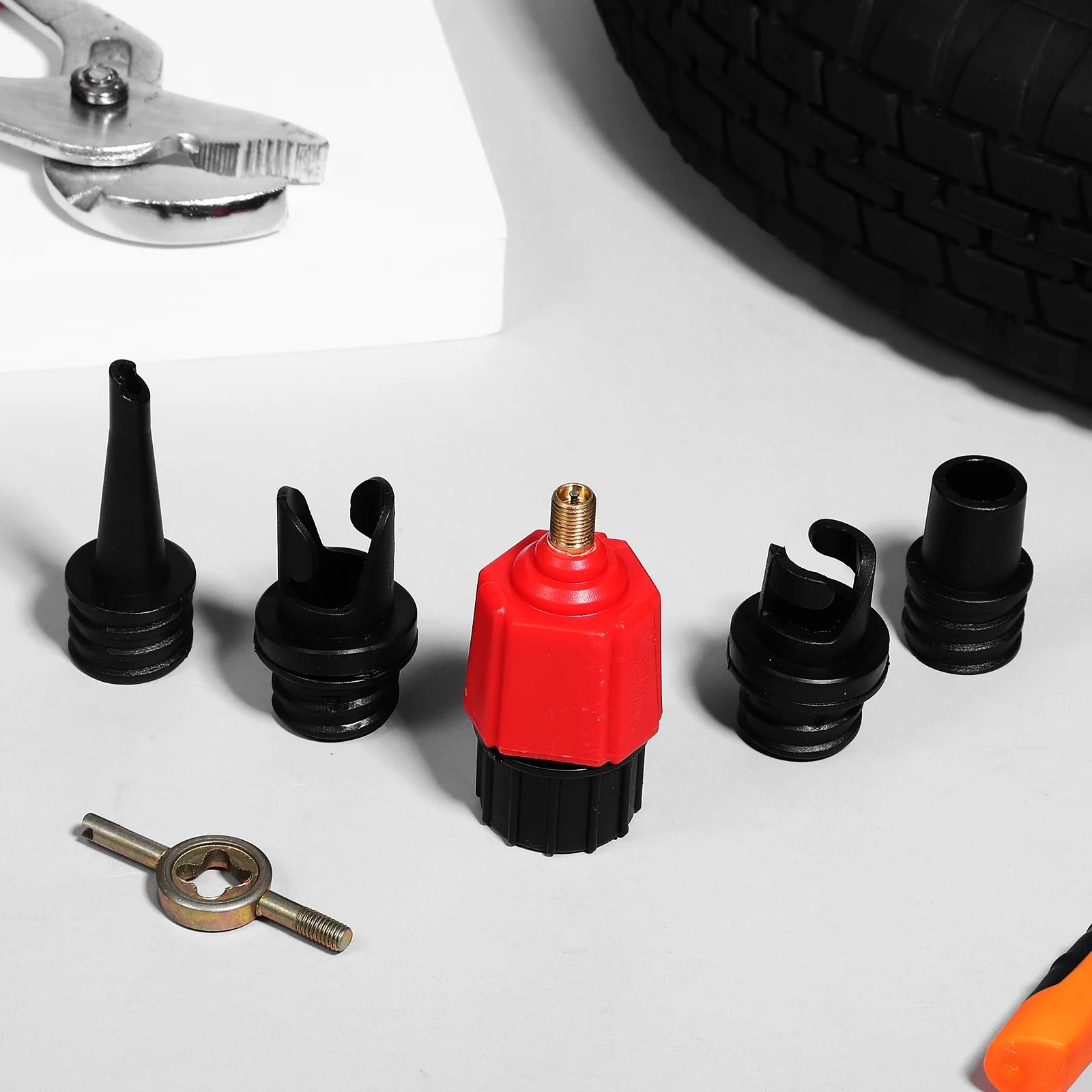 1 Set Paddle Board Pump Adapter Heat-resistant Assortment Air Valve Adapter
1 Set Paddle Board Pump Adapter Heat-resistant Assortment Air Valve Adapter