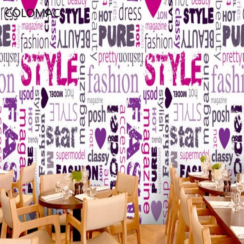 Colomac Custom 3D Modern Minimalist Fashion Pink Word English Mural Studio Office Mall Wallpaper Dropshipping
Colomac Custom 3D Modern Minimalist Fashion Pink Word English Mural Studio Office Mall Wallpaper Dropshipping