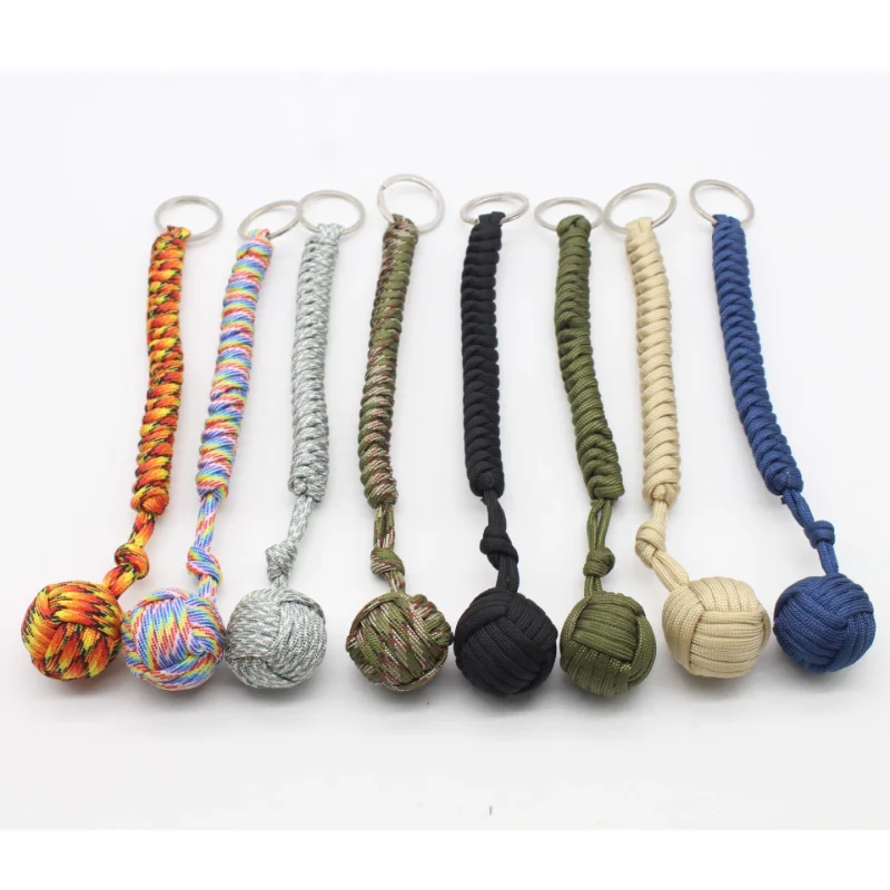 Outdoor Key Chain Emergency Survival Protecting Monkey Camping Lanyard Bearing Paracord Steel Parachute Ball Fist
Outdoor Key Chain Emergency Survival Protecting Monkey Camping Lanyard Bearing Paracord Steel Parachute Ball Fist