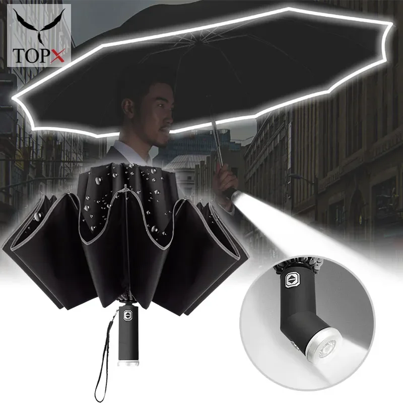 NEW2023 Fully Automatic Umbrella LED Folding Rainproof Windproof Top Grade Durable Business Adjustable Angle Widened Portable Pa
NEW2023 Fully Automatic Umbrella LED Folding Rainproof Windproof Top Grade Durable Business Adjustable Angle Widened Portable Pa