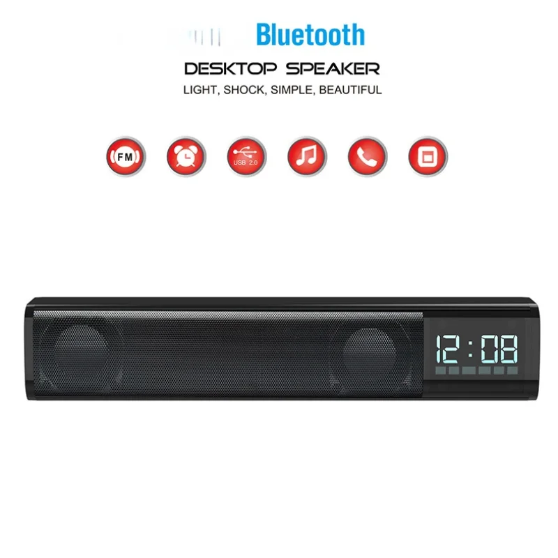 Портативный Умный светодиодный сабвуфер, беспроводной телефон, Bluetooth-динамик, электронные часы, цифровые динамики, аксессуары для динамика 
Портативный Умный светодиодный сабвуфер, беспроводной телефон, Bluetooth-динамик, электронные часы, цифровые динамики, аксессуары для динамика