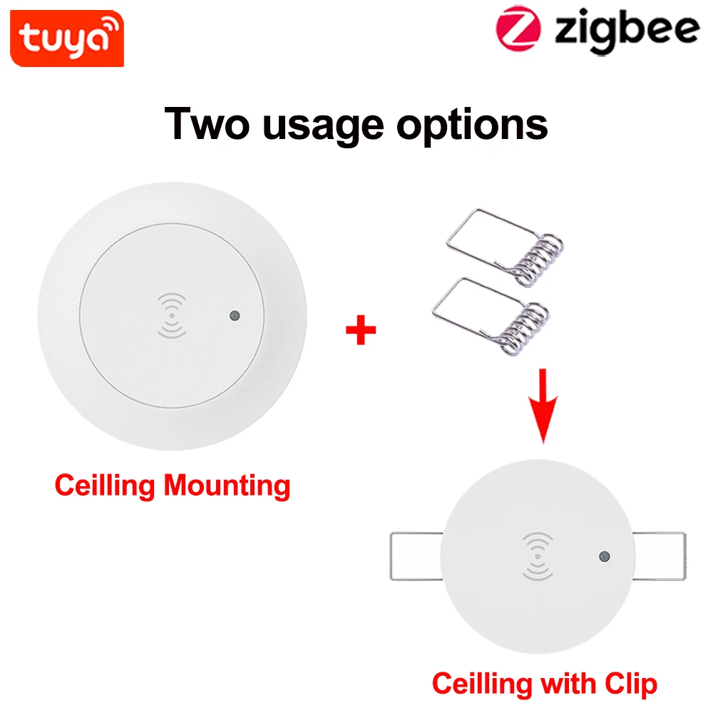 haozee Умный датчик движения с детектором освещенности Wi-Fi/ZigBee 24G
haozee Умный датчик движения с детектором освещенности Wi-Fi/ZigBee 24G