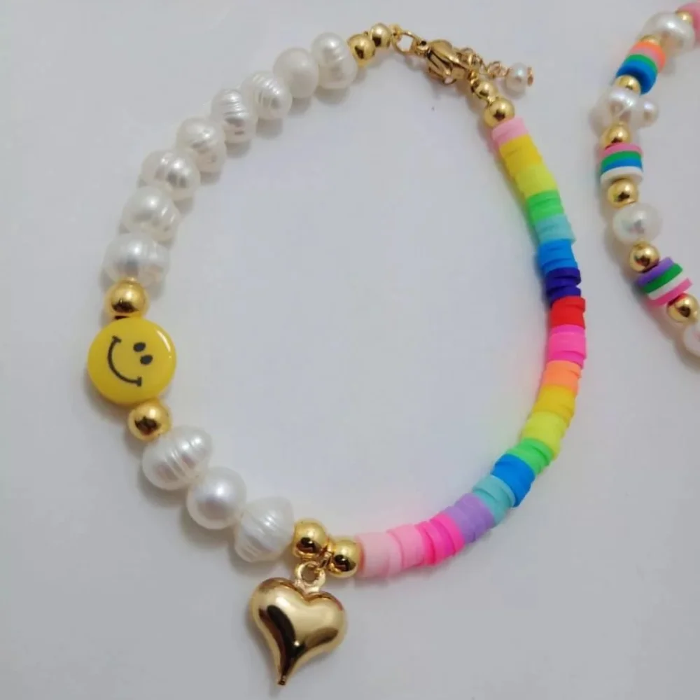 Stainless Steel Summer Jewelry Miyuki Hearl Natural Pearl Surfer Bracelet Gold Plated Chain Charm Bracelets for Women Teen Girl
Stainless Steel Summer Jewelry Miyuki Hearl Natural Pearl Surfer Bracelet Gold Plated Chain Charm Bracelets for Women Teen Girl