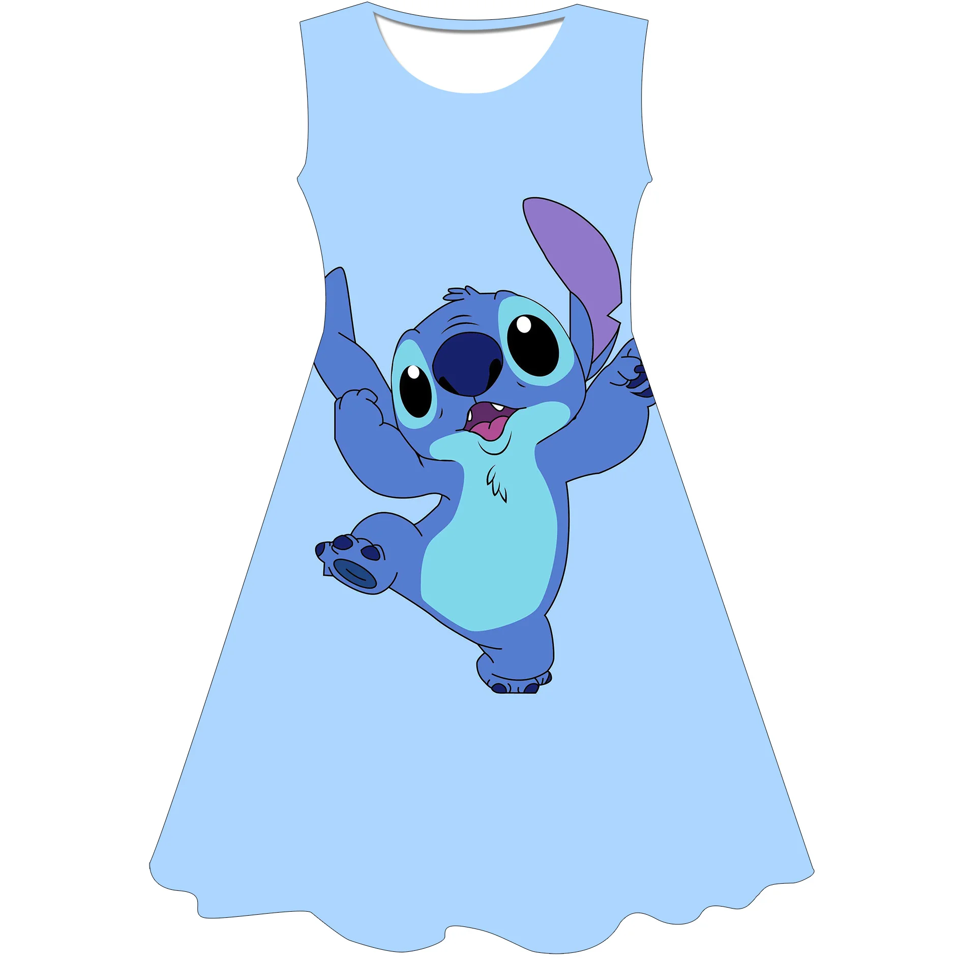 Disney Stitch Cartoon Print Baby Children Girls Kids Stitch Dress Cute Birthday Party Princess Christmas Dress for Baby Girls
Disney Stitch Cartoon Print Baby Children Girls Kids Stitch Dress Cute Birthday Party Princess Christmas Dress for Baby Girls
