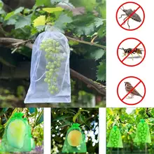 20/50/100pcs Grape Protection Bag Grow Bag Mesh Fruit Pest Control Products Breathable Gauze Strawberry Seedling Bags Organza