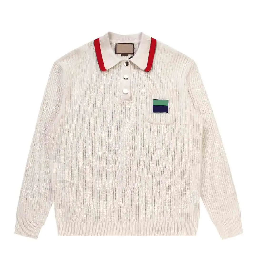 2022 Luxury Cooperation GB Emboridery Women Men Casual Sweater Pullover Loose Fit Men Turn Down Collar Sweaters
2022 Luxury Cooperation GB Emboridery Women Men Casual Sweater Pullover Loose Fit Men Turn Down Collar Sweaters