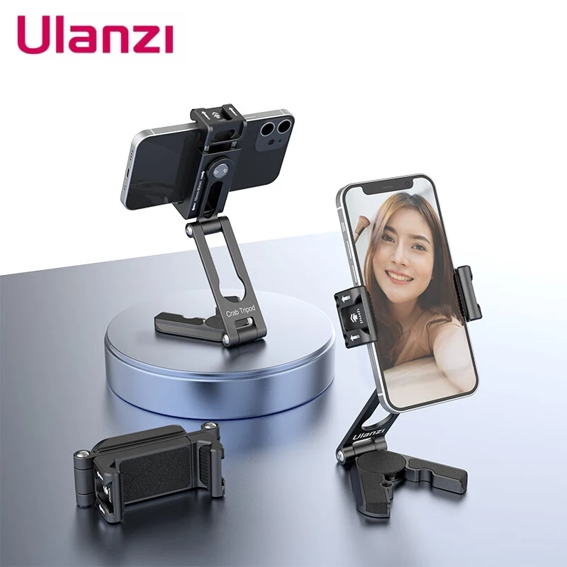 Ulanzi HP004 Foldable Smartphone Holder 360° Rotatable Phone Mount for Tripod With Cold Shoe 1/4'' Screw Support Quick Release
Ulanzi HP004 Foldable Smartphone Holder 360° Rotatable Phone Mount for Tripod With Cold Shoe 1/4'' Screw Support Quick Release
