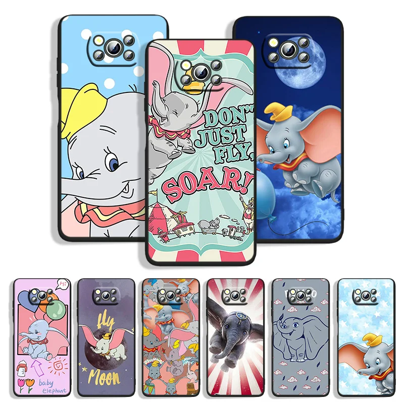 Cute Animation Dumbo For Xiaomi POCO M4 M3 C3 X4 X3 X2 F3 X2 F1 Pro NFC GT Mi Play Mix 3 A2 lite Black Phone Case Capa
Cute Animation Dumbo For Xiaomi POCO M4 M3 C3 X4 X3 X2 F3 X2 F1 Pro NFC GT Mi Play Mix 3 A2 lite Black Phone Case Capa