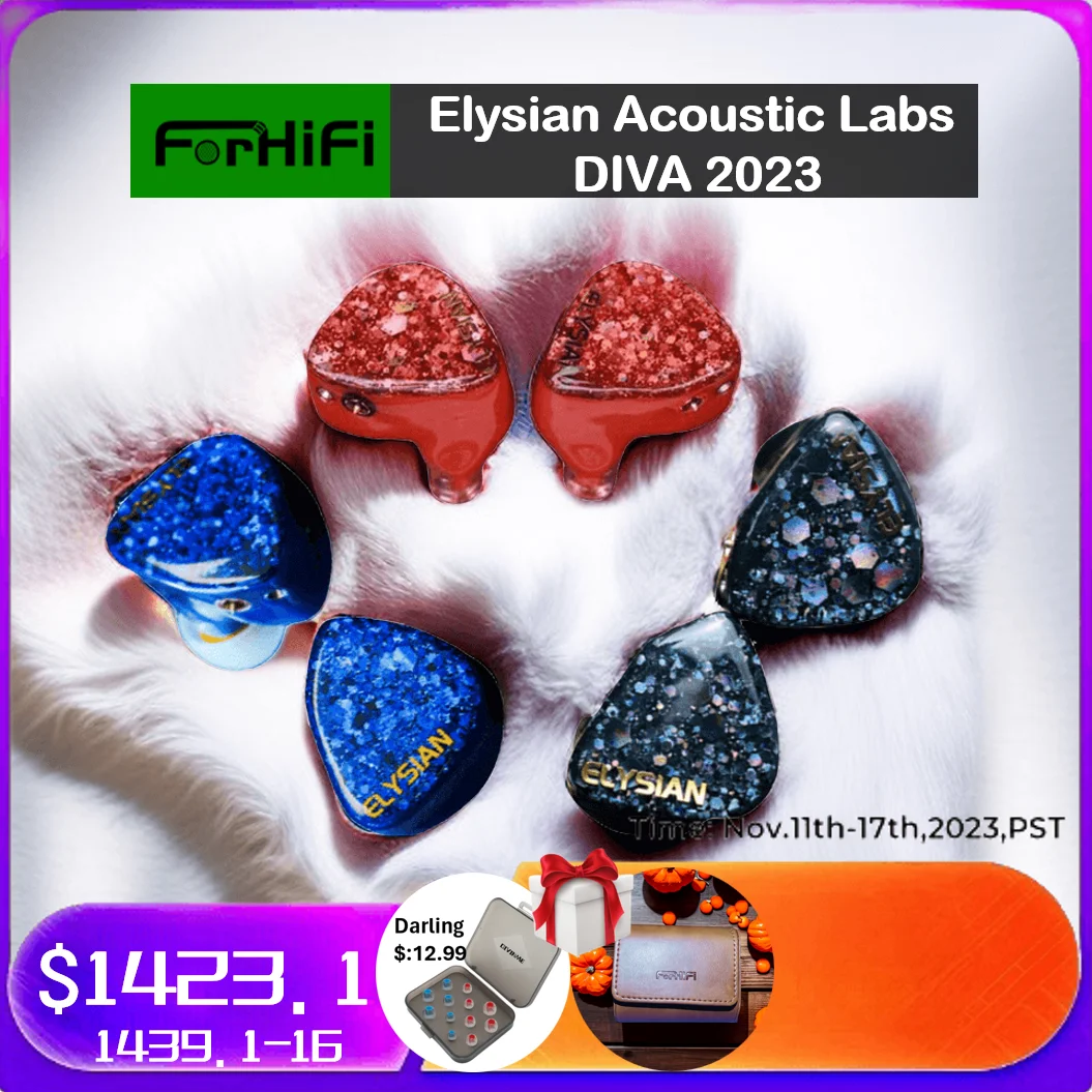 Elysian Acoustic Labs DIVA 2023 6 BA Drivers IEMs In-Ear Monitors Earphone 3-Way Rotating Tuning Switch Signature Series Ares S
Elysian Acoustic Labs DIVA 2023 6 BA Drivers IEMs In-Ear Monitors Earphone 3-Way Rotating Tuning Switch Signature Series Ares S
