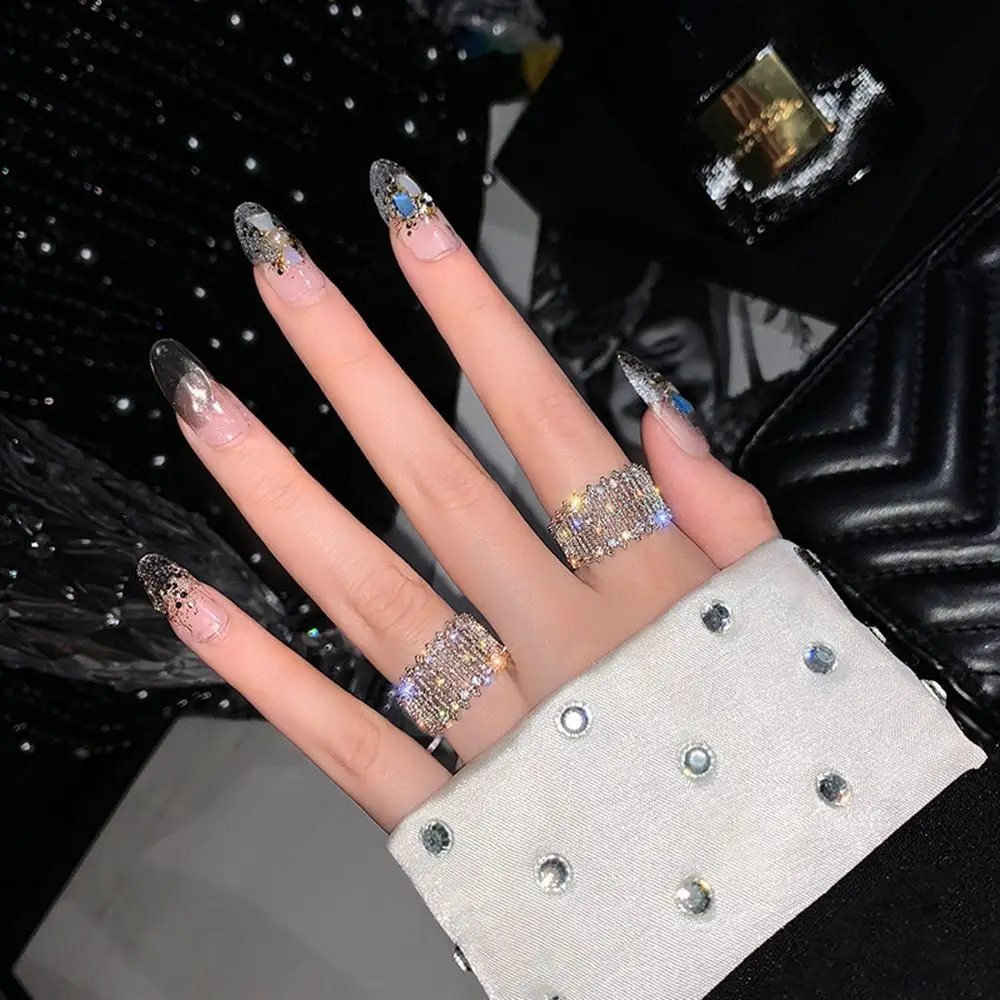 Geometry Punk Style Width Hip-hop Rhinestone Ring Korean Style Ring Female Finger Ring Opening Adjustable Ring
Geometry Punk Style Width Hip-hop Rhinestone Ring Korean Style Ring Female Finger Ring Opening Adjustable Ring