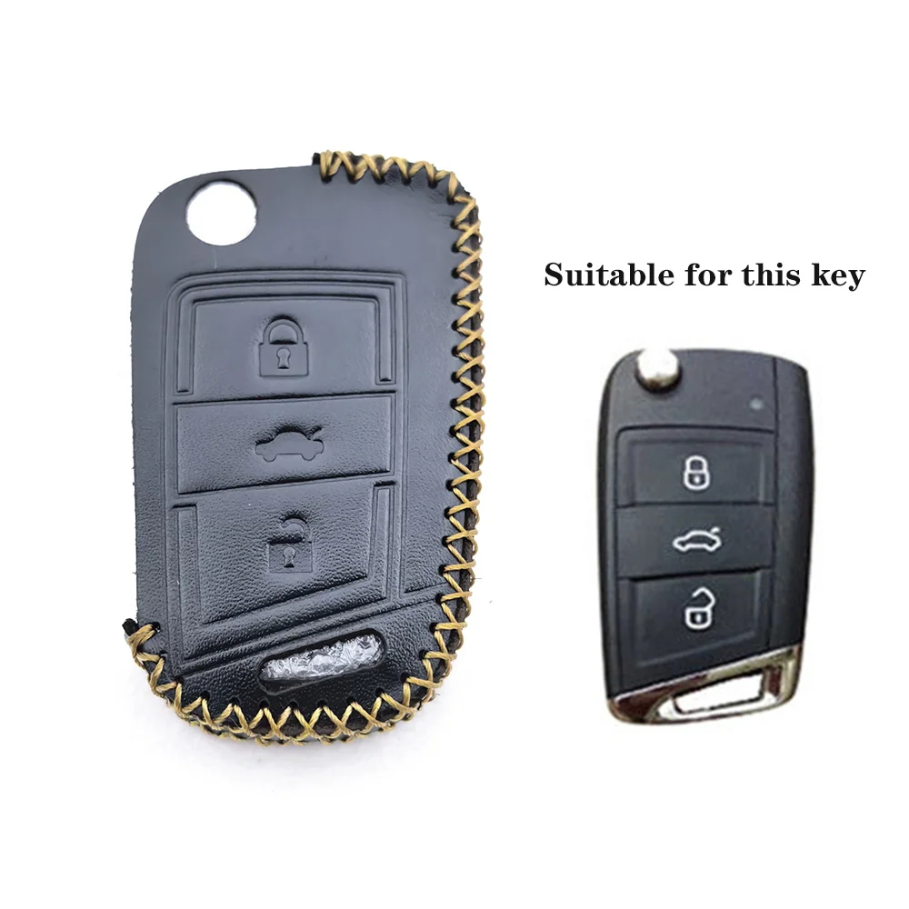 Кожаный чехол для ключей от автомобиля для VW Volkswagen Golf 7 MK7 Tiguan MK2 для SEAT Ateca Leon FR 2 Ibiza для Skoda Octavia A7
Кожаный чехол для ключей от автомобиля для VW Volkswagen Golf 7 MK7 Tiguan MK2 для SEAT Ateca Leon FR 2 Ibiza для Skoda Octavia A7