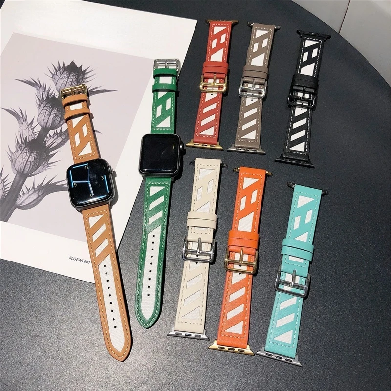 Ремешок кожаный женский с узором для Apple Watch Band 44 мм 40 мм 42 мм 38 мм, браслет для iWatch Series 3 4 5 6 SE 7 45 мм 41 мм
Ремешок кожаный женский с узором для Apple Watch Band 44 мм 40 мм 42 мм 38 мм, браслет для iWatch Series 3 4 5 6 SE 7 45 мм 41 мм