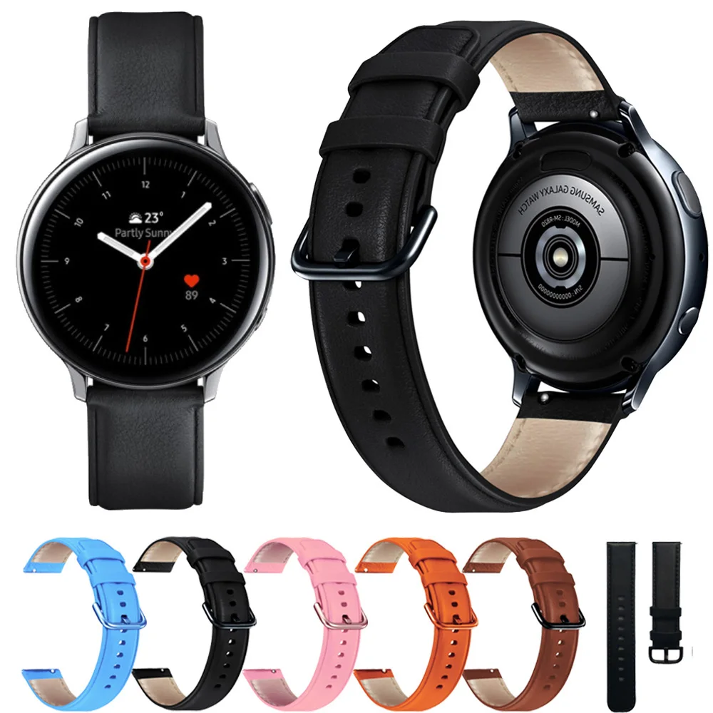 Ремешок из натуральной кожи для Samsung Galaxy Watch Active 2, браслет для смарт-часов Active2 40 мм 44 мм, ширина ремешка 20 мм
Ремешок из натуральной кожи для Samsung Galaxy Watch Active 2, браслет для смарт-часов Active2 40 мм 44 мм, ширина ремешка 20 мм