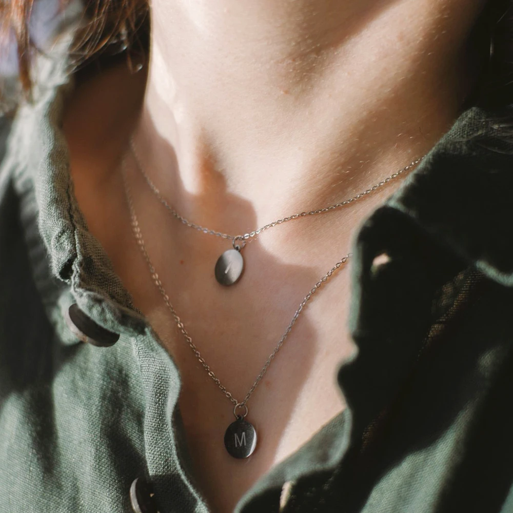 Letter Necklace For Women Stainless Steel Choker For Women Collares Para Mujer Chain Necklace Men Simple Jewelry Initial Choker
Letter Necklace For Women Stainless Steel Choker For Women Collares Para Mujer Chain Necklace Men Simple Jewelry Initial Choker