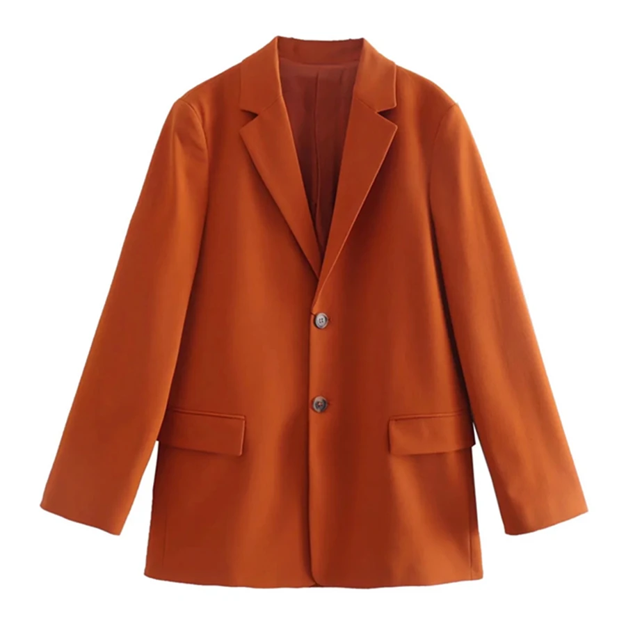 Dave&Di 2022 Loose Vintage Casual Blazers Women Jacket England Style Office Lady Orange Color Fashion Simple Tops
Dave&Di 2022 Loose Vintage Casual Blazers Women Jacket England Style Office Lady Orange Color Fashion Simple Tops