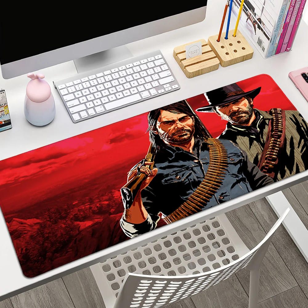 Большой игровой коврик для мыши Red Dead выкуп, утолщенная клавиатура, аксессуары для компьютера
Большой игровой коврик для мыши Red Dead выкуп, утолщенная клавиатура, аксессуары для компьютера